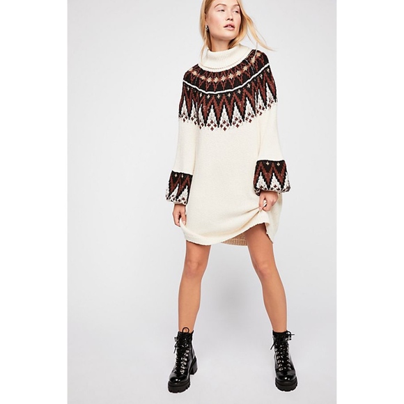 free people scotland sweater dress